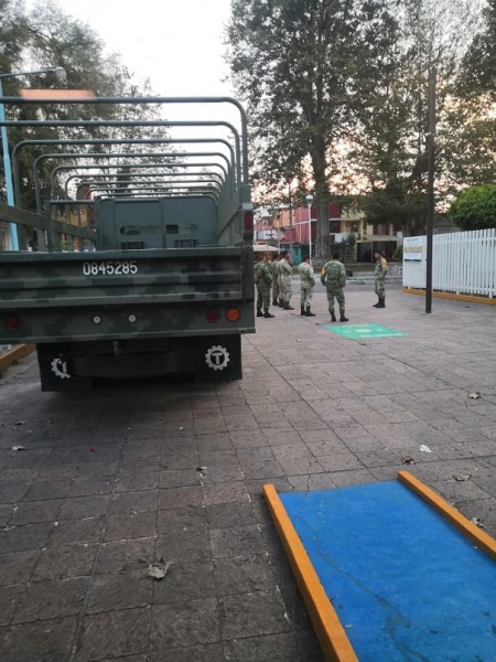 Elementos del Ejército Mexicano tomaron el control de Unidades Médicas del IMSS en Veracruz, ante la pandemia del coronavirus.