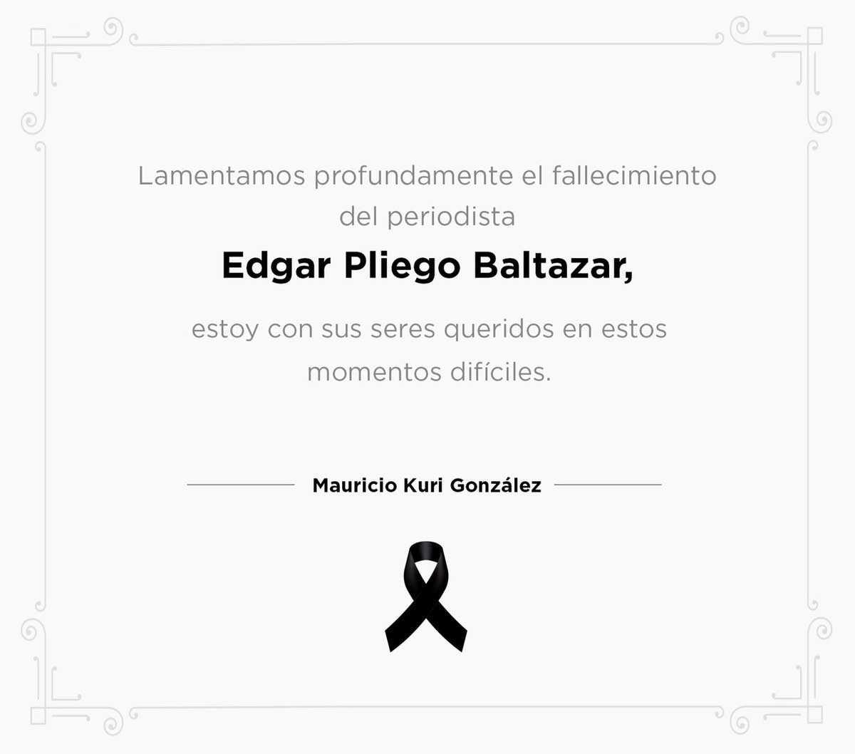 Edgar Pliego periodista Queretano fallece a los 35 años de edad