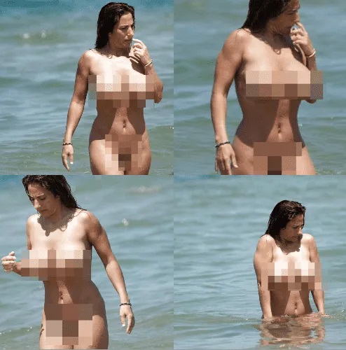 Filtran supuesto pack con fotos en playa nudista de Consuelo Duval