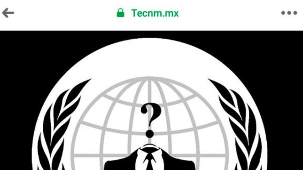 Durante la madrugada de este 1 de junio, usuarios de Twitter reportaron un supuesto hackeo de la organización Anonymous a la página del Instituto Tecnológico Nacional de México (TecNM).