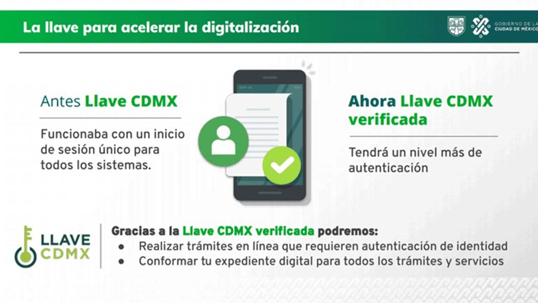 Lanzan “Llave CDMX verificada" para digitalizar más trámites