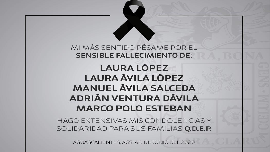 El exedil de Aguascalientes, Adrián Ventura, murió esta mañana luego de que se desplomó la avioneta en la que viajaba con algunos de sus familiares.