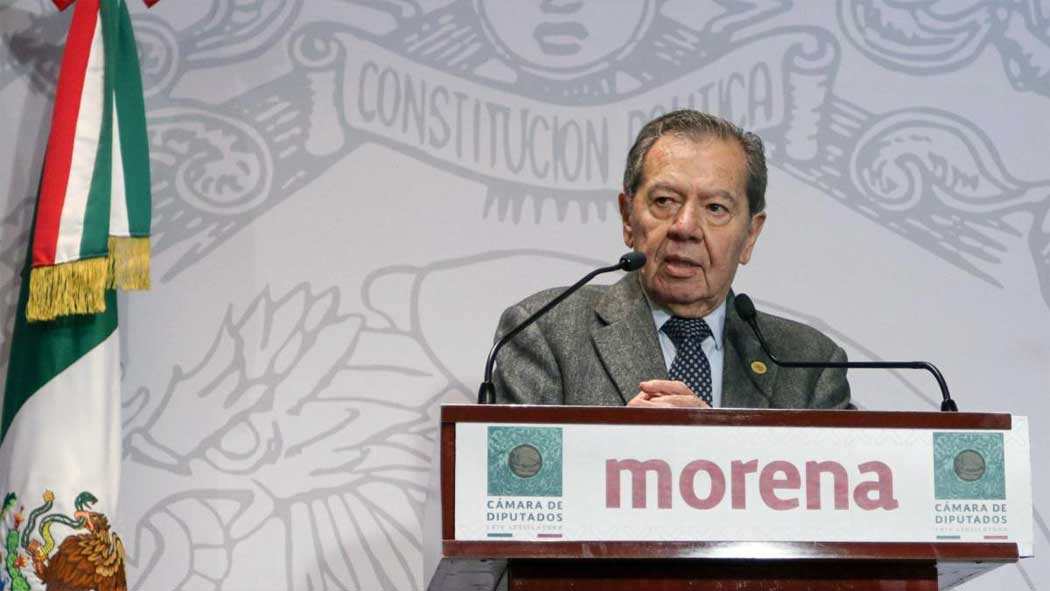 El diputado Porfirio Muñoz Ledo afirmó que es falsa la información que ha circulado en redes sociales y en diversos medios de comunicación respecto a su presunta renuncia al partido Morena.