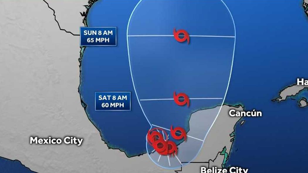 La tormenta tropical Cristóbal se formó el martes en el sur del Golfo de México, amenazando con provocar inundaciones súbitas en partes del sur de México y Centroamérica.