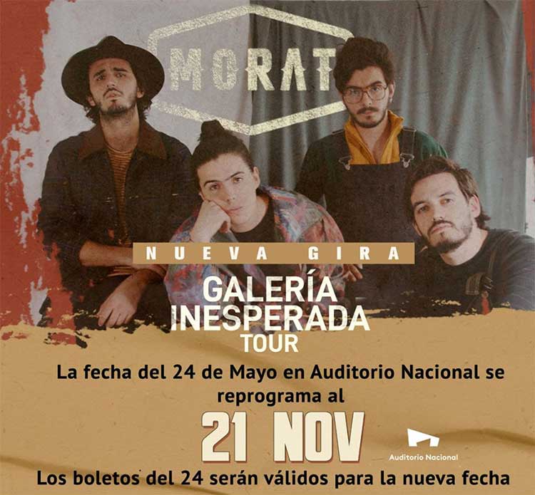 Morat llega al Auditorio Nacional con nueva gira Galería Inesperada