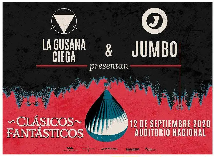 Jumbo Y La Gusana Ciega Anuncian Fecha Juntos En El Auditorio Nacional Conciertos