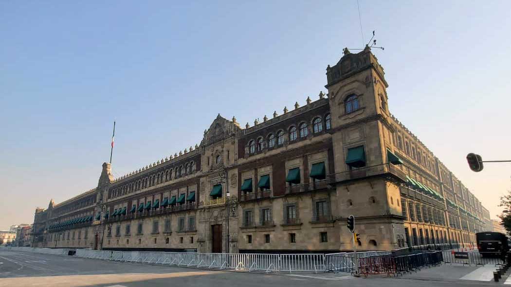 Palacio Nacional en CDMX, el primer edificio en la ciudad