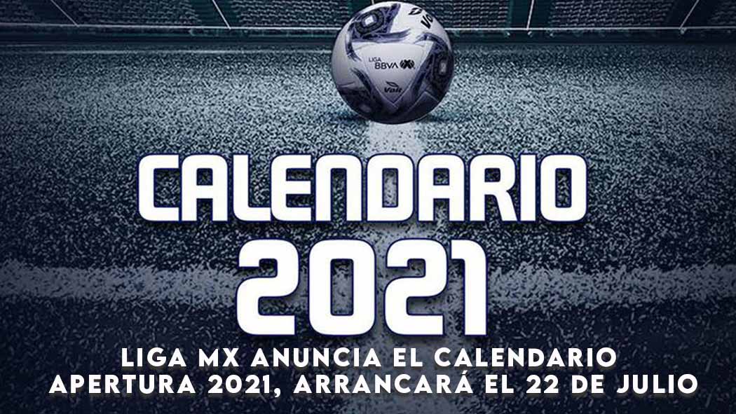La Liga MX reveló el calendario del Torneo Apertura 2021, el cual comenzará el próximo 22 de julio con el encuentro entre Querétaro y América, ese mismo día Xolos recibirá a Tigres, que ahora estará bajo el mando del técnico Miguel Herrera.