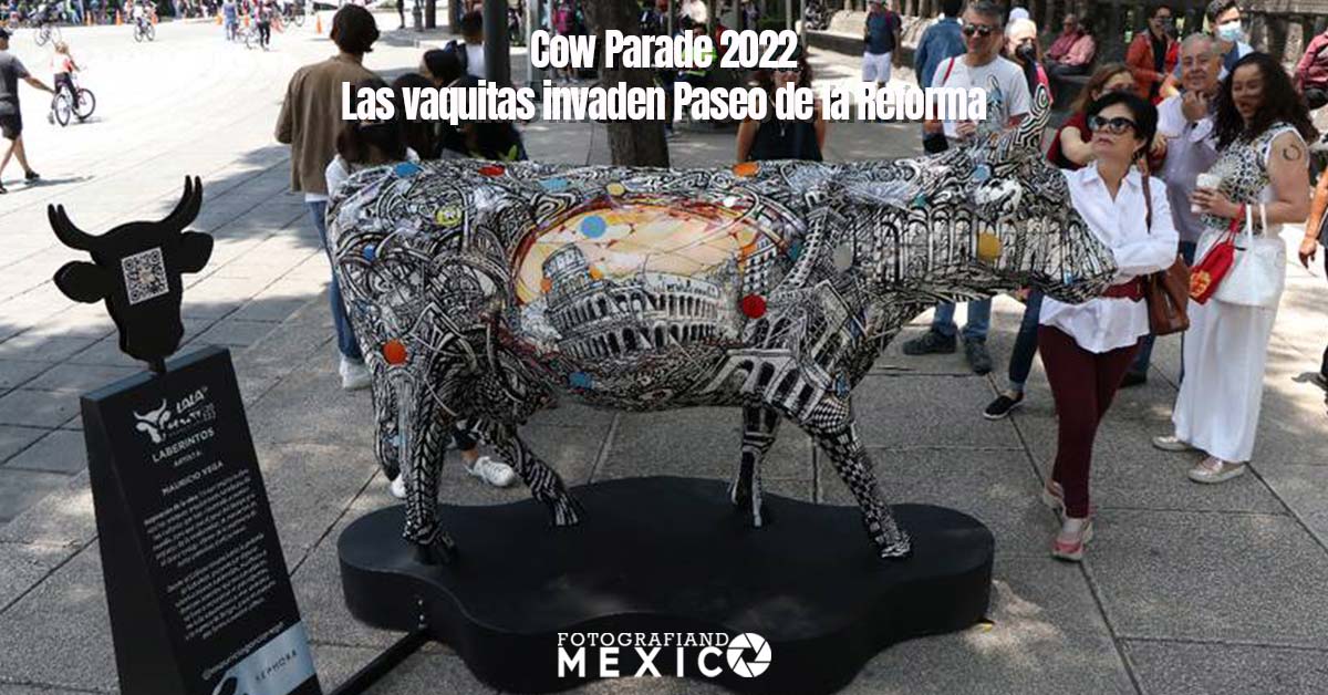 Cow Parade 2022, las vaquitas invaden Paseo de la Reforma